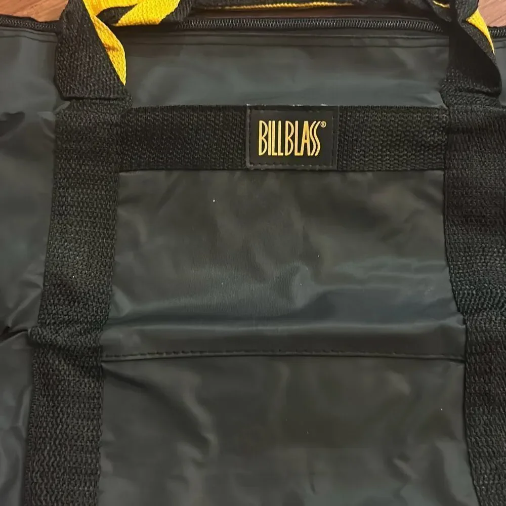 NWT vintage Bill Blass black nylon medium-size tote bag